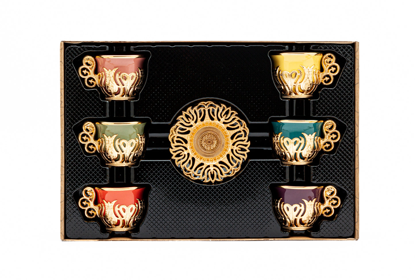 Turkish Greek Arabic Coffee Espresso Cup Saucer