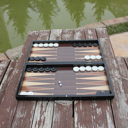 Turkish Backgammon Board Game Set Classic Style