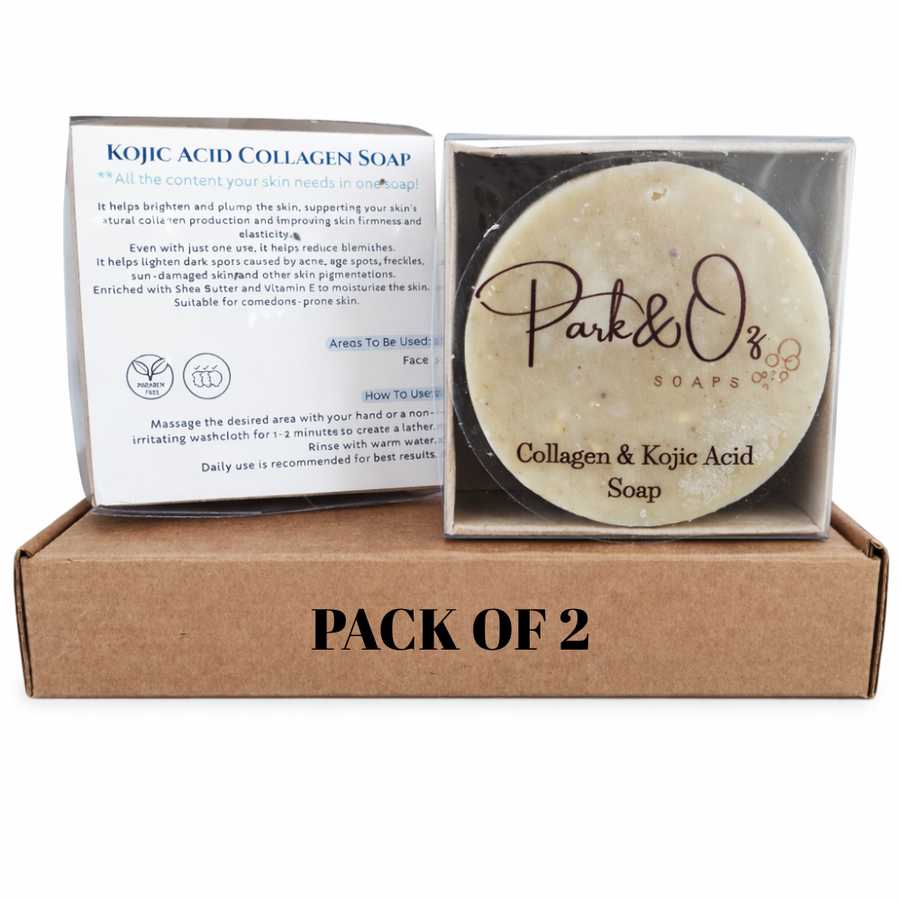 PARK & OZ Pack of 2 Skin Recovery Soap with 104 ppm Silver Water – Premium After-Laser & Epilation Skin Repair Bar – Soothes Irritation & Hydrates – All-Natural Antioxidant & Antibacterial Skincare