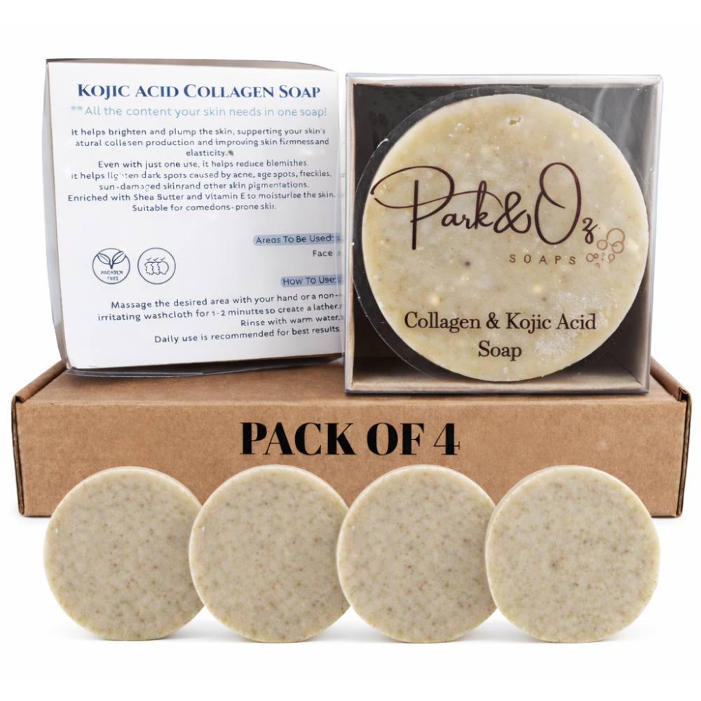 PARK & OZ Pack of 2 Skin Recovery Soap with 104 ppm Silver Water – Premium After-Laser & Epilation Skin Repair Bar – Soothes Irritation & Hydrates – All-Natural Antioxidant & Antibacterial Skincare