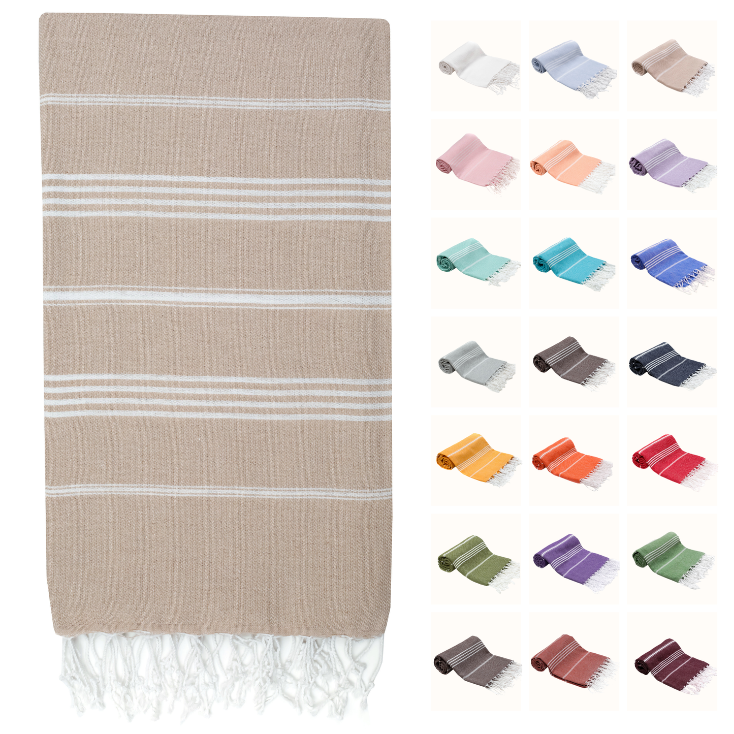 Turkish Peshtemal Beach Towels