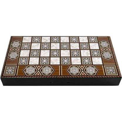 Turkish Backgammon Board Game Set