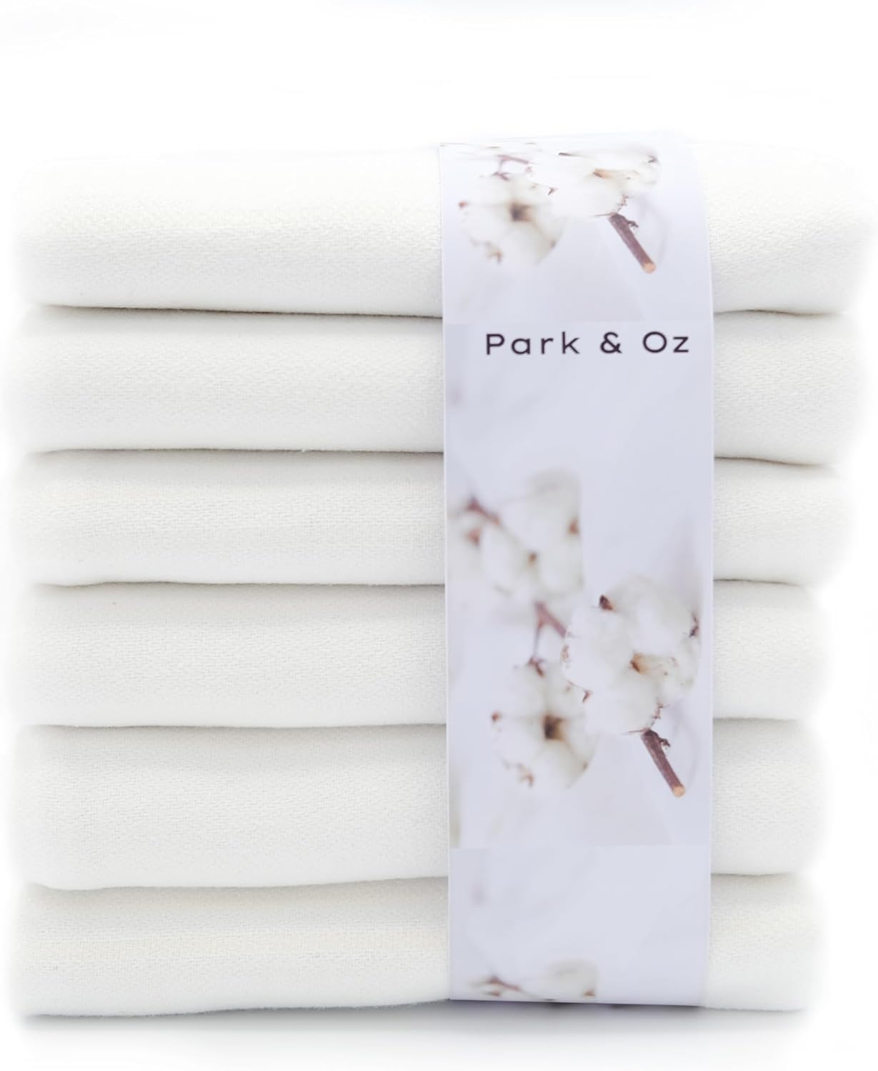 PARK & OZ Pack of 6 - Turkish Beach Towels – Oversized 100% Cotton Quick-Dry & Sand-Free Towels 72"x40"