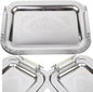 Set of 2 Modern Elegant Large Serving Tray, Rectangle Decorative Tray