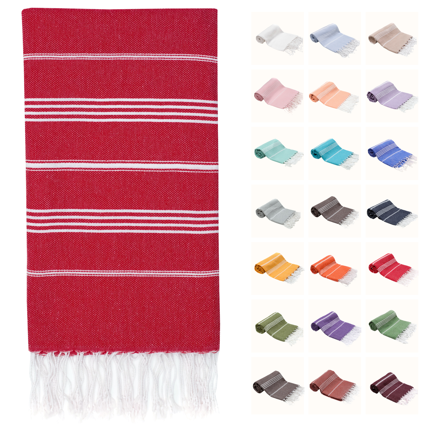 Turkish Peshtemal Beach Towels