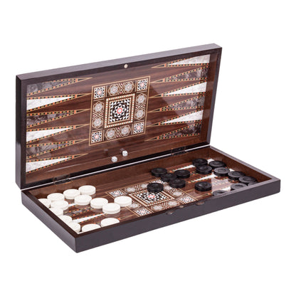 Turkish Backgammon Board Game Set