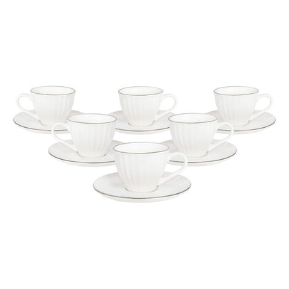 6-Person Porcelain Set - Charisma - White - Acar catalog image